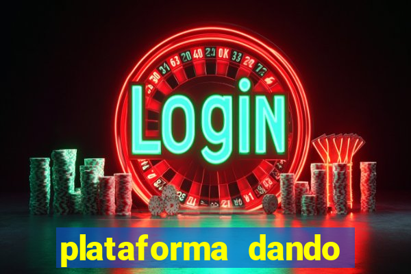 plataforma dando bonus de cadastro